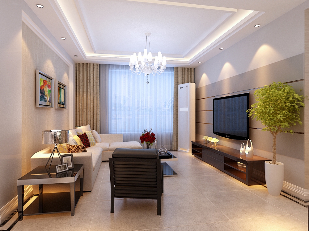 中式風(fēng)格三居室客廳茶幾裝修圖片-房天下裝修效果圖