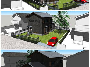 精品木屋建筑 美式風格別墅SU模型設計與機電系統集成
